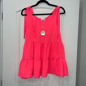 Brand New With Tags Neon Pink swing shirt!